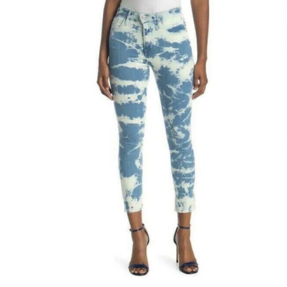 Levi’s - 721 High Rise Skinny Ankle Tie Dye Jeans Raw Hem - Size 27 (3, 4)